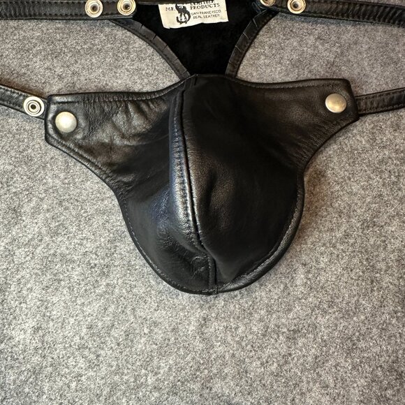 Vintage Mr. S Leather San Francisco Men’s Real Leather Jockstrap Rare Collectibl - Picture 5 of 12